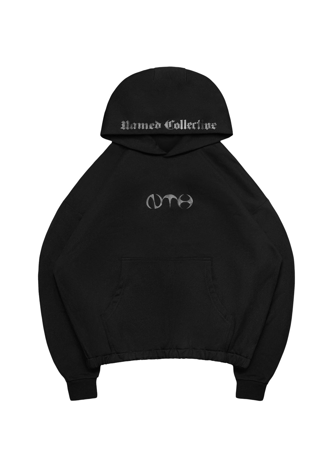 Felpa oversize con cappuccio Nth ACTIVE NERA