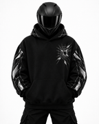 Obsidian Grid Reflective Hoodie