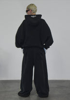 OLD ENGLISH OVERSIZED SWEATPANTS WASHED CHARCOAL
