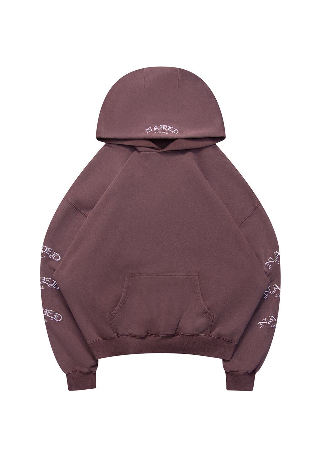 OLD ENGLISH KAPUZENPULLOVER GEWASCHENES MAUVE
