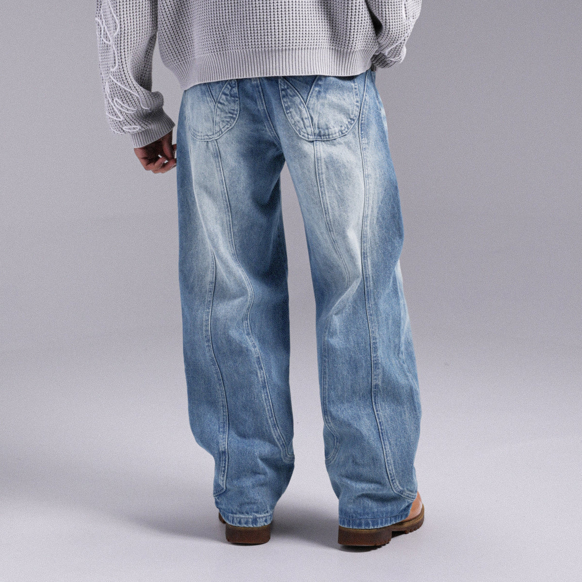 "ARCH" DENIM PANTS WEYZ - Light Blue