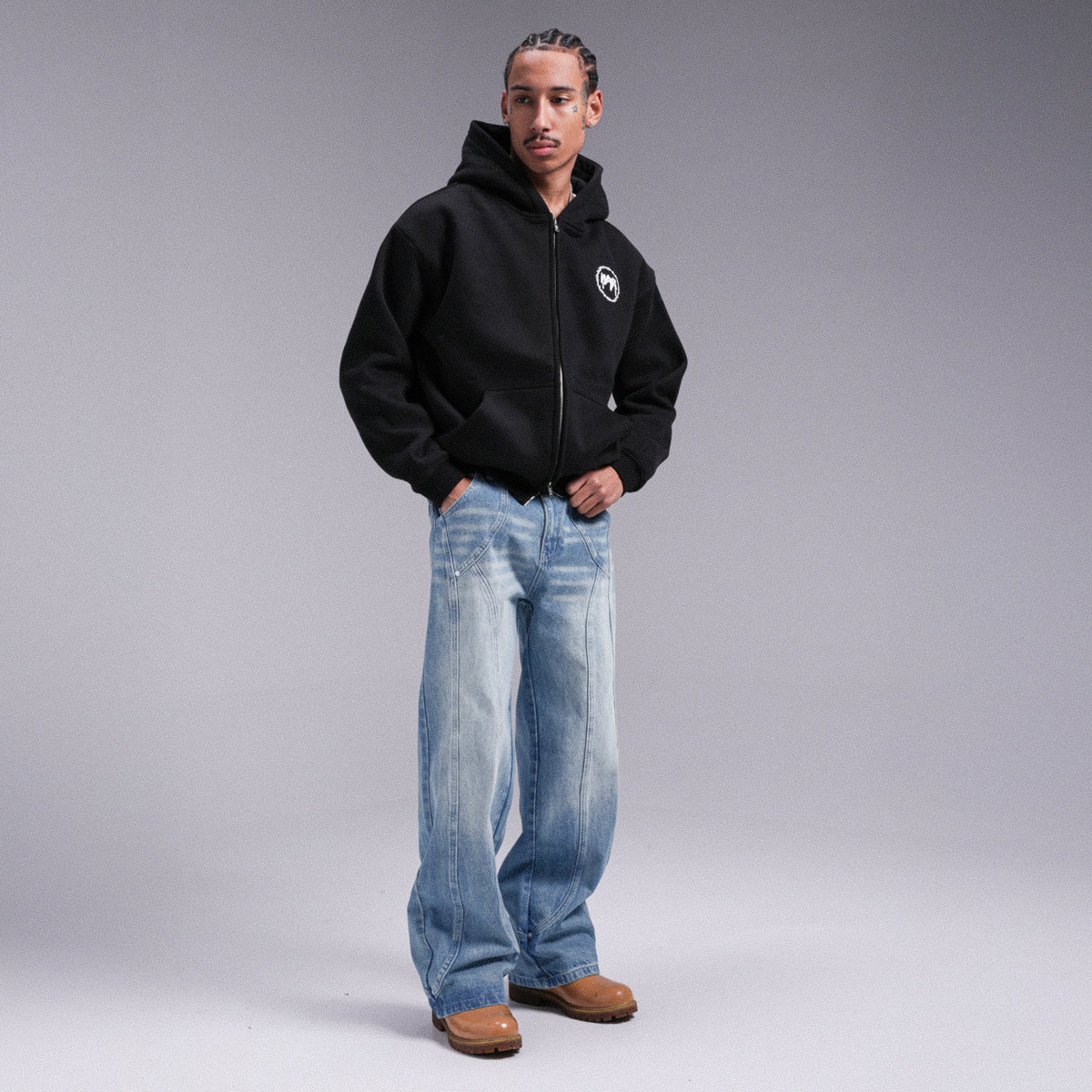 "ARCH" DENIM PANTS WEYZ - Light Blue