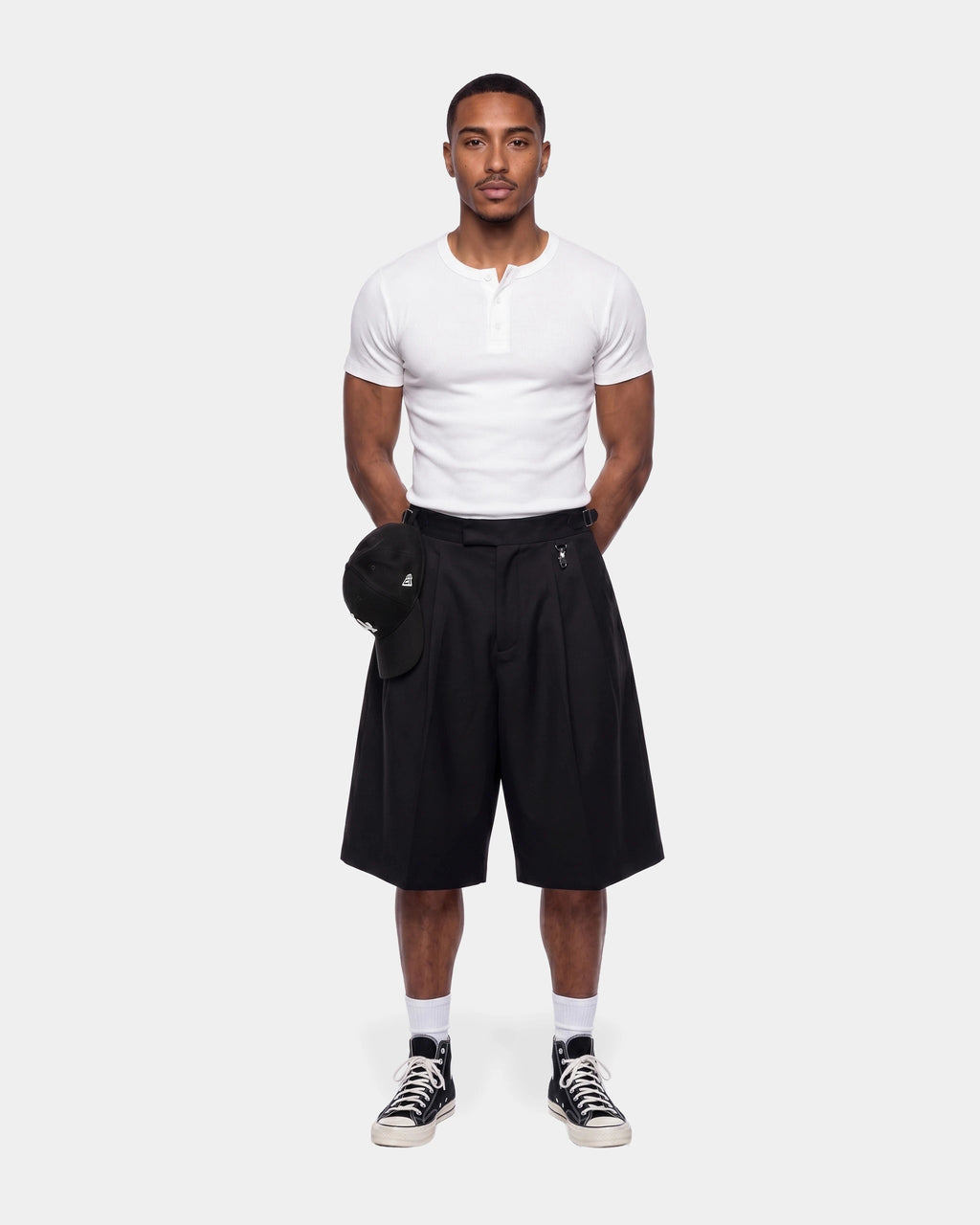 Pleated Trousser Baggy Short