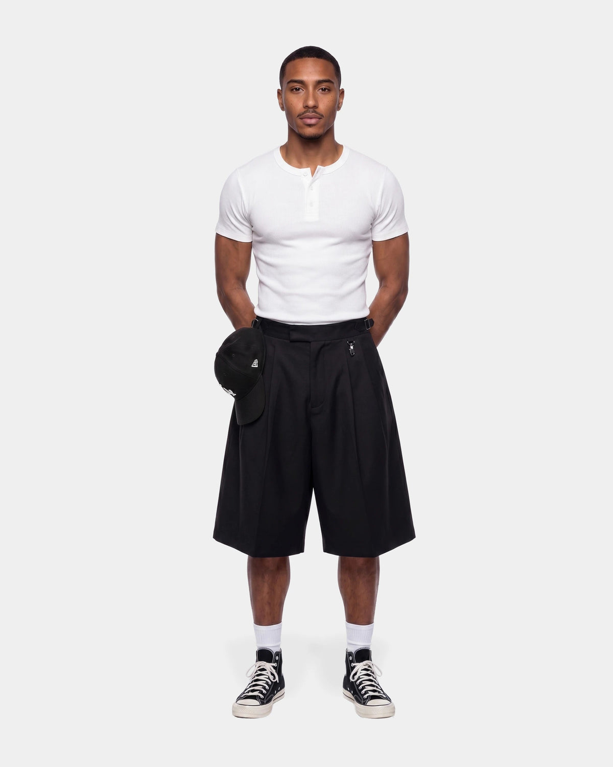 Pleated Trousser Baggy Short
