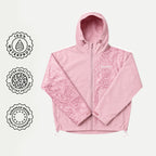 Water Reactive Cheetah Rain Jacket - Pink