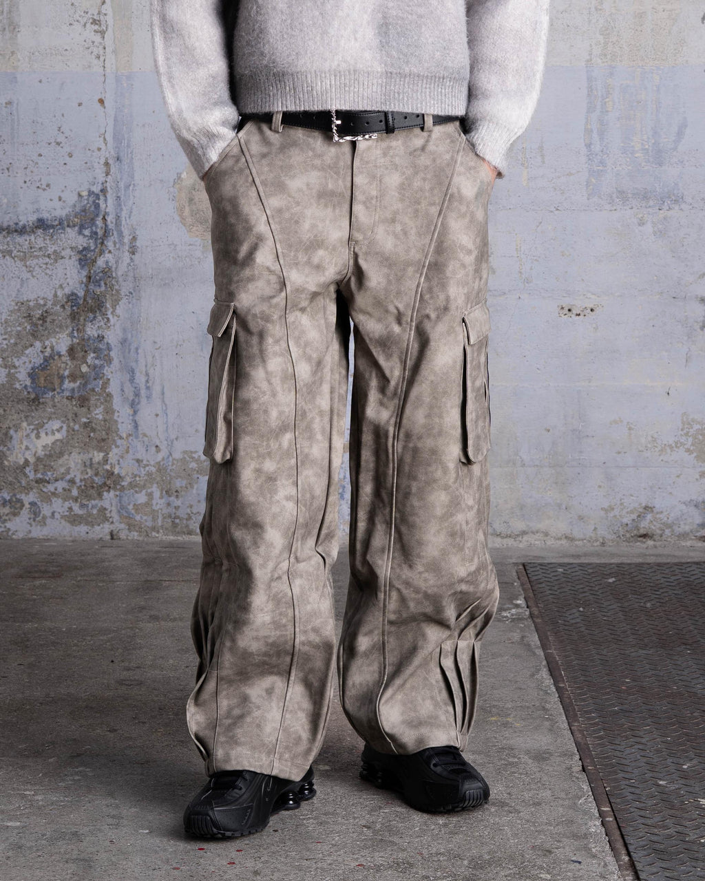 Pantaloni cargo "SHARK" - Beige