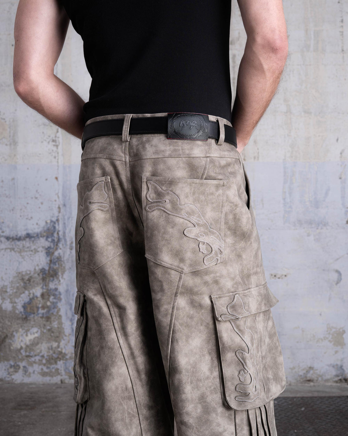 Pantaloni cargo "SHARK" - Beige