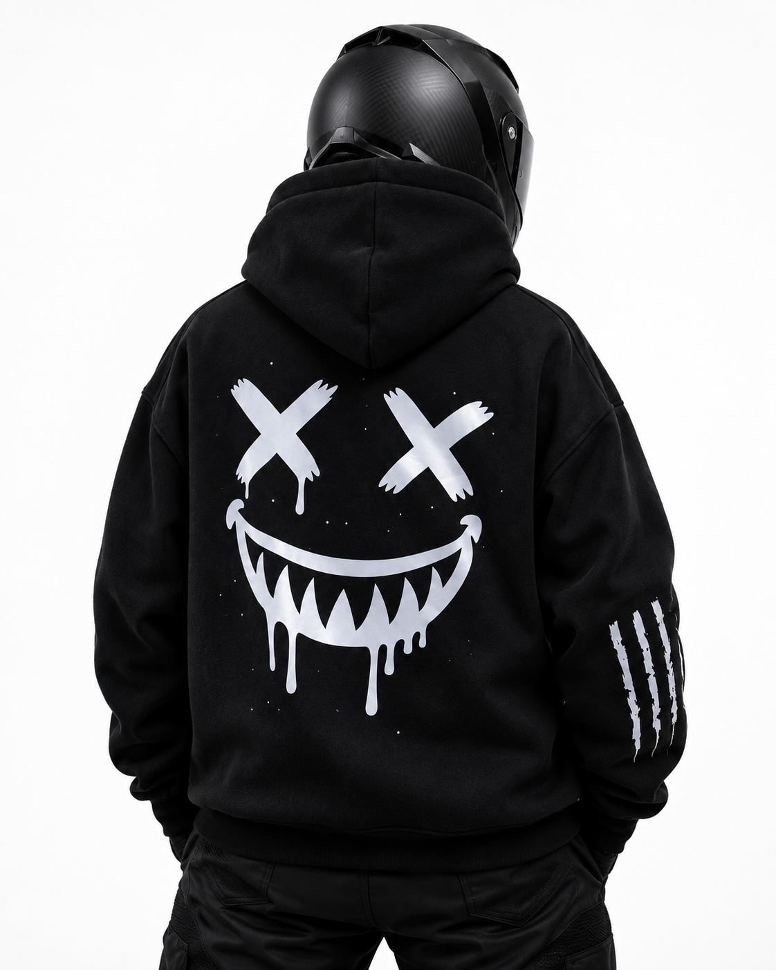 Reflecterende hoodie X-Eyes om in te rijden