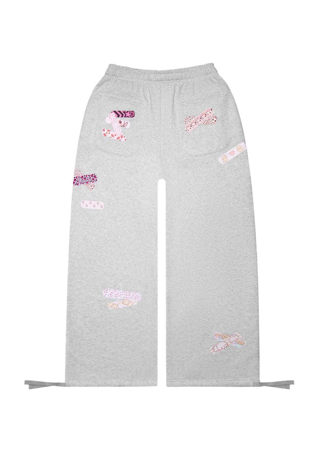 STITCH TEDDY OVERSIZED JOGGINGHOSE WEISS MELIERT