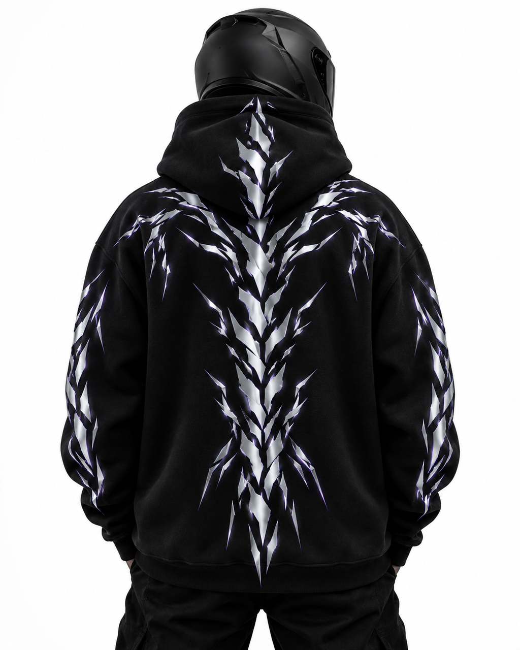 Sweat à capuche réfléchissant Storm Spine