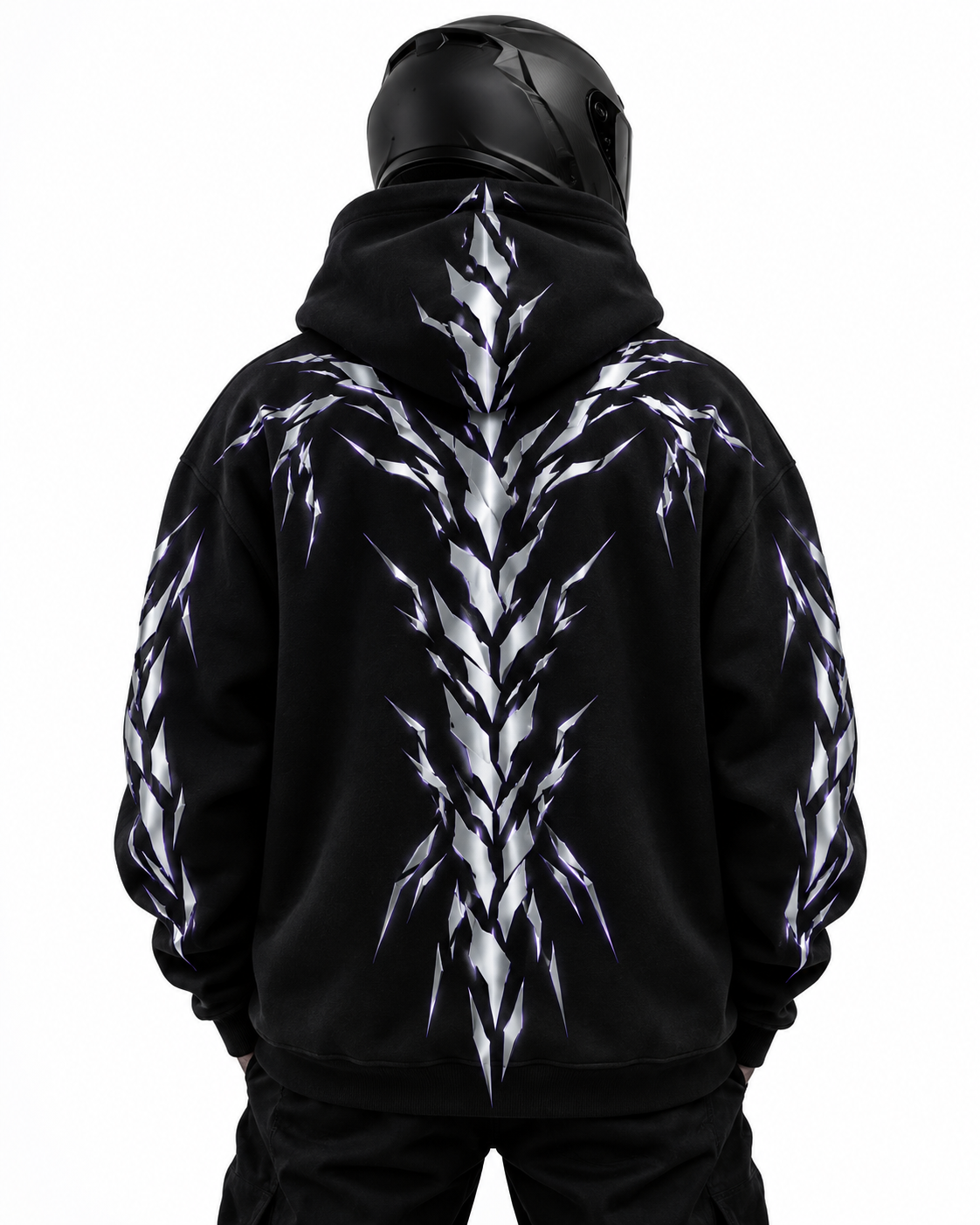 Reflecterende hoodie Storm Spine