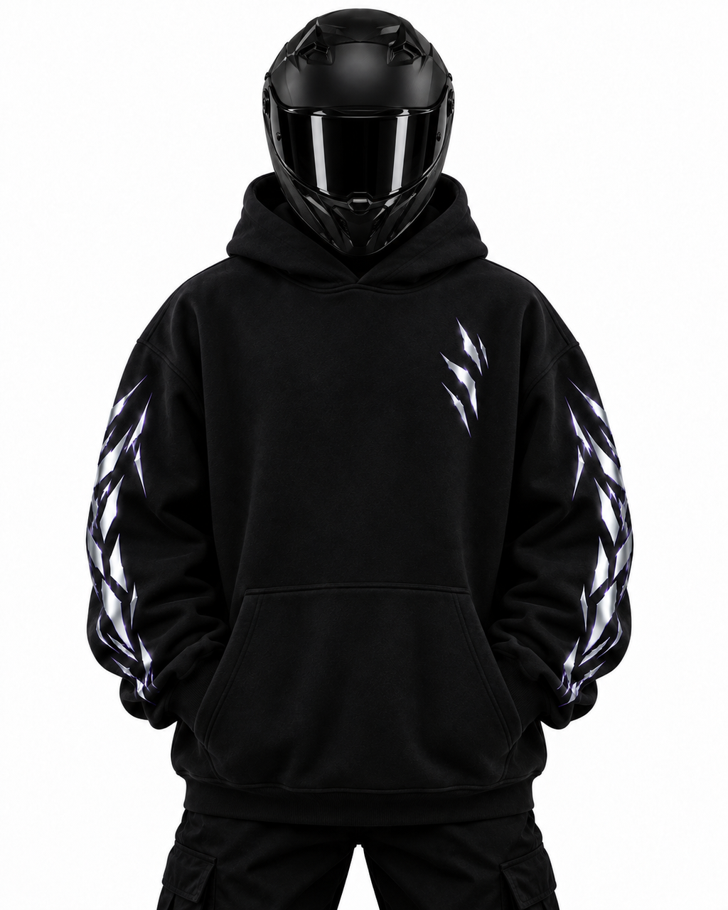 Sweat à capuche réfléchissant Storm Spine