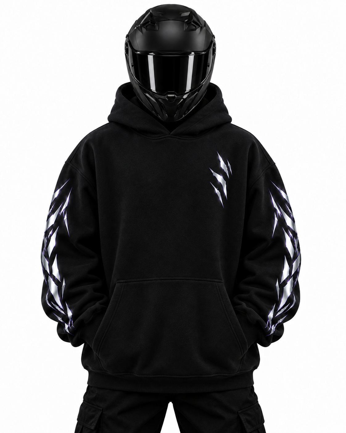 Reflecterende hoodie Storm Spine