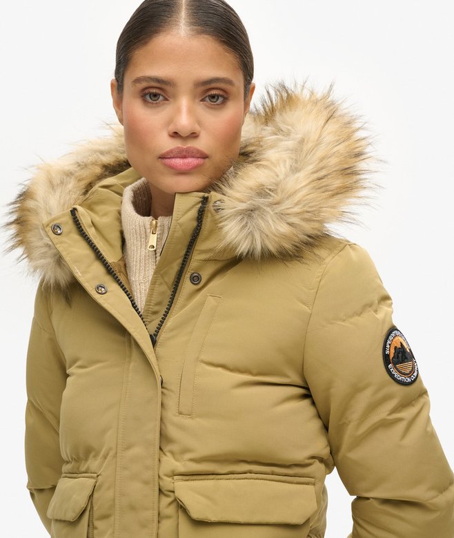 Everest Hooded Puffer Bomber Jacket