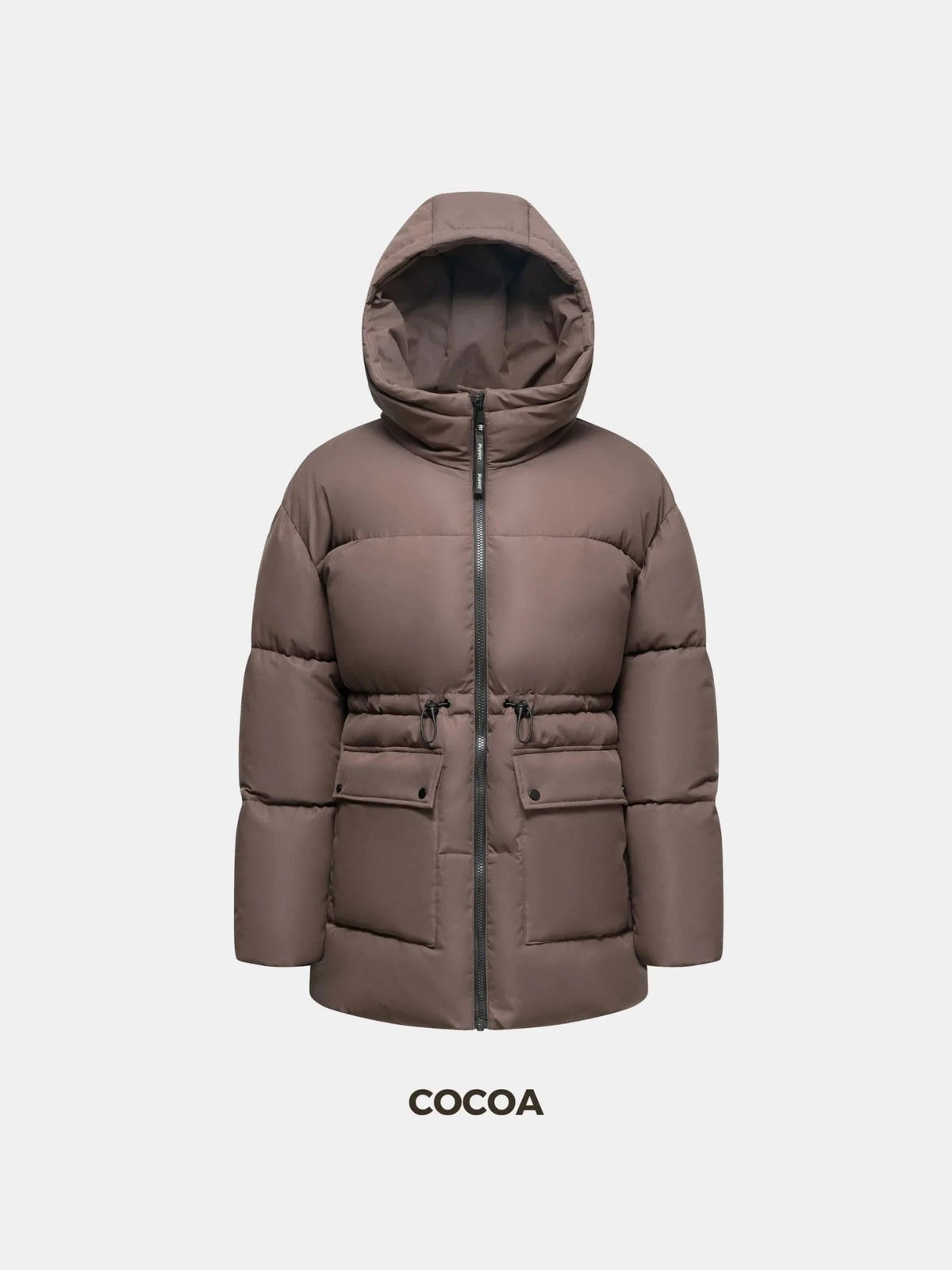 Classic Cinched Waist Puffer Jacket