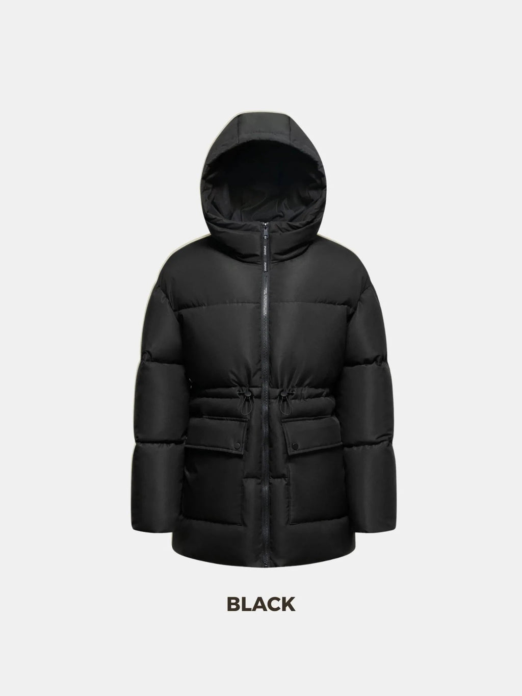 Classic Cinched Waist Puffer Jacket