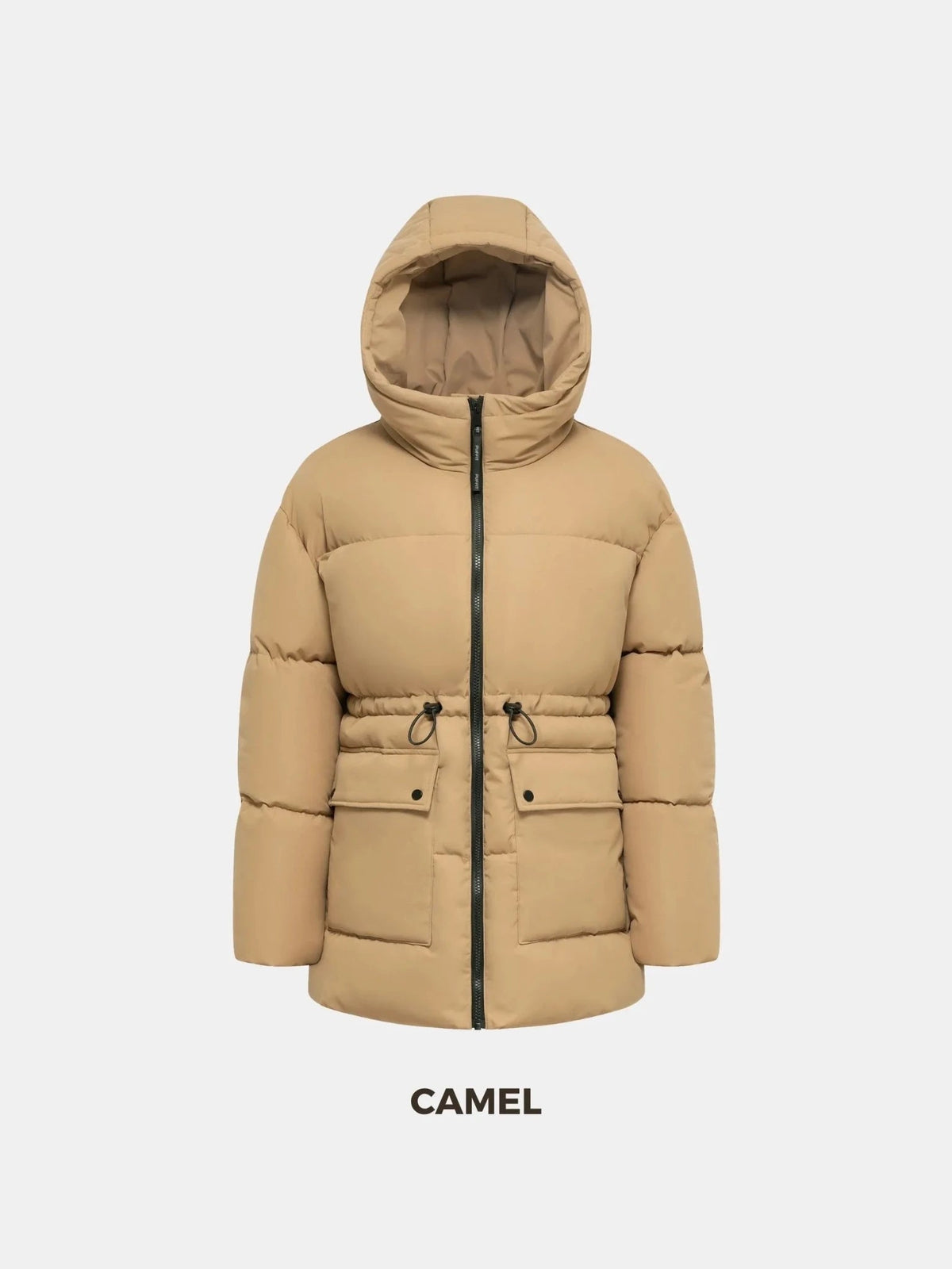 Classic Cinched Waist Puffer Jacket