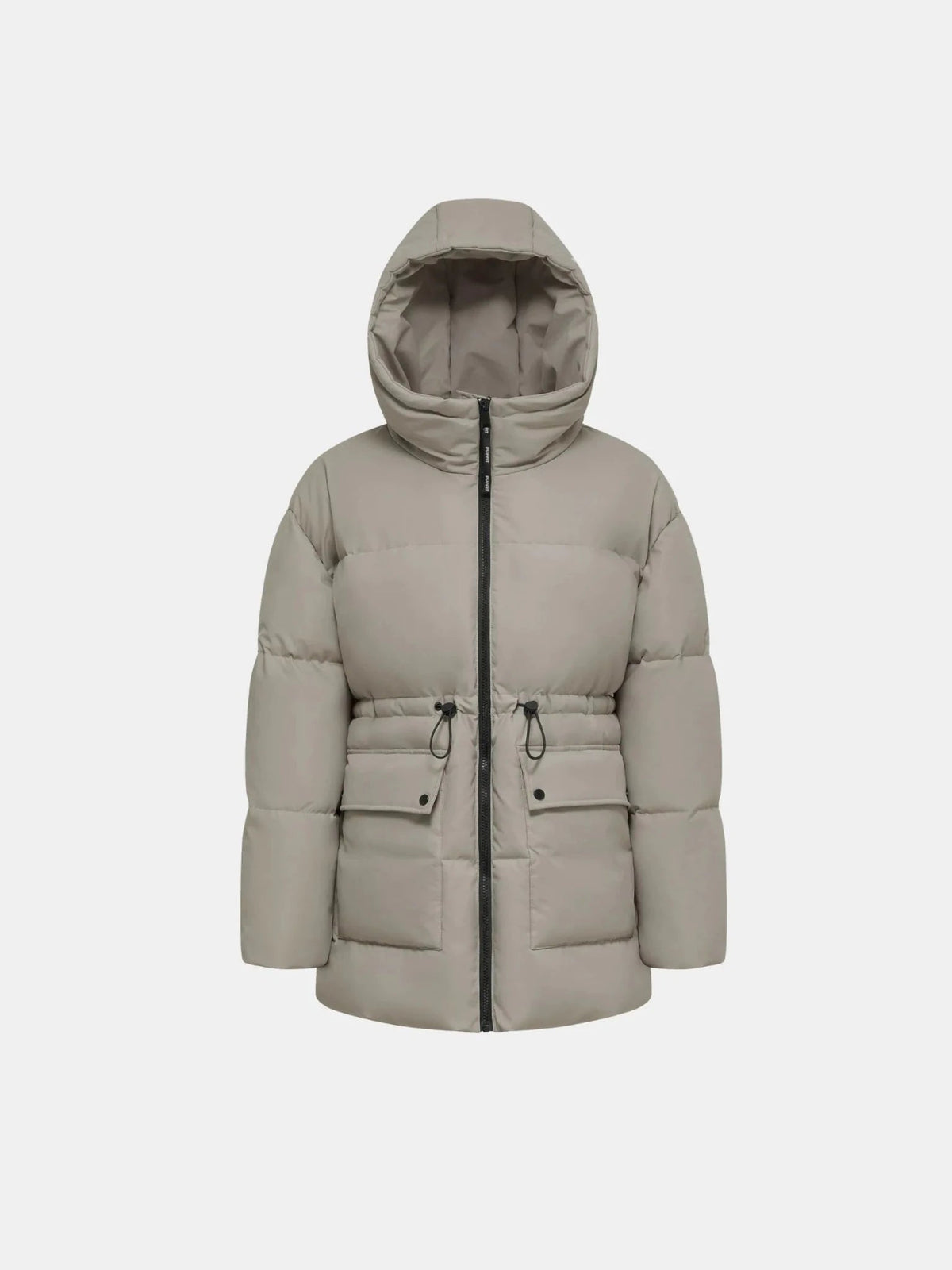 Classic Cinched Waist Puffer Jacket