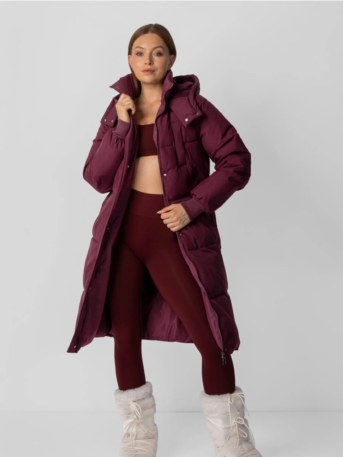 Classic Long Hooded Puffer Jacket