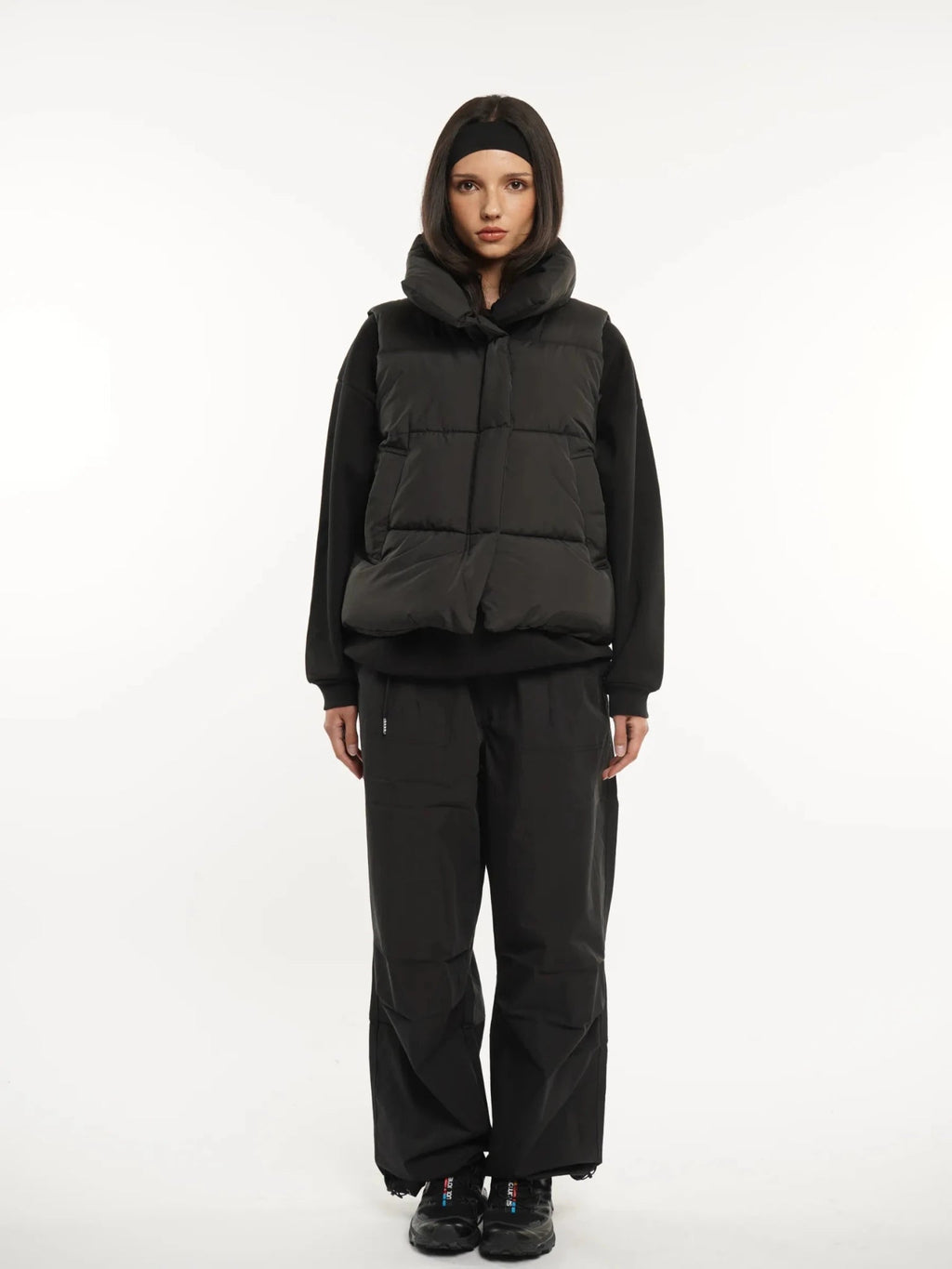 Klassiek oversized gewatteerd bodywarmer