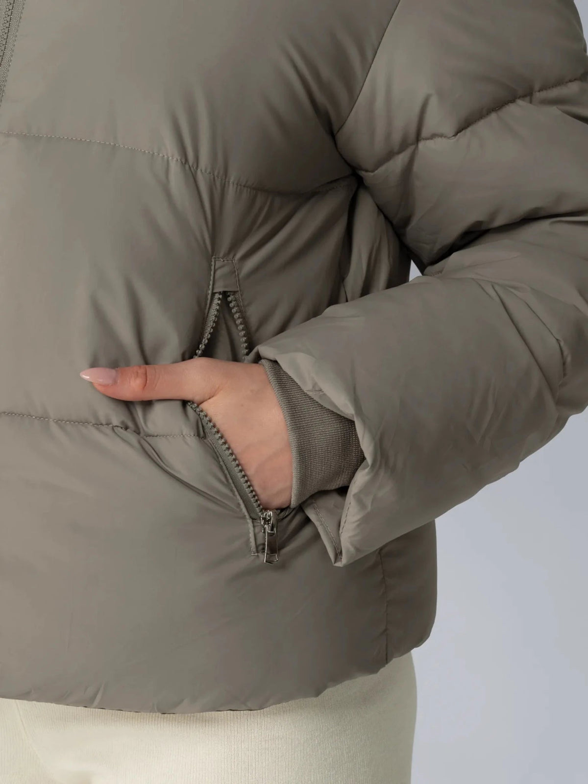 Classic Short Detachable Hooded Puffer Jacket
