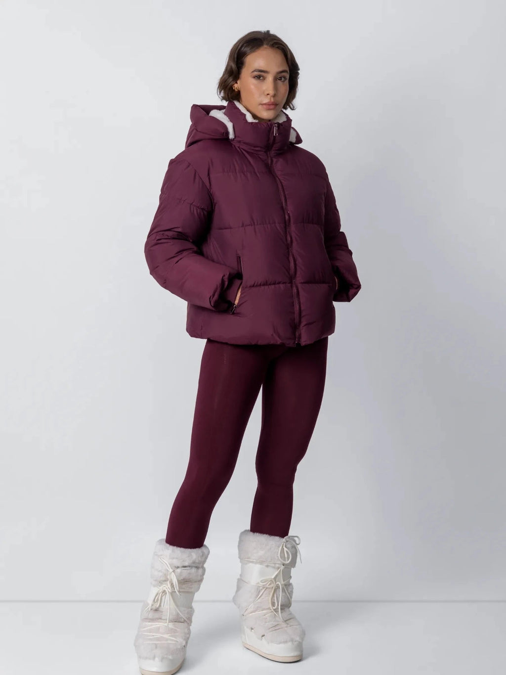 Classic Short Detachable Hooded Puffer Jacket