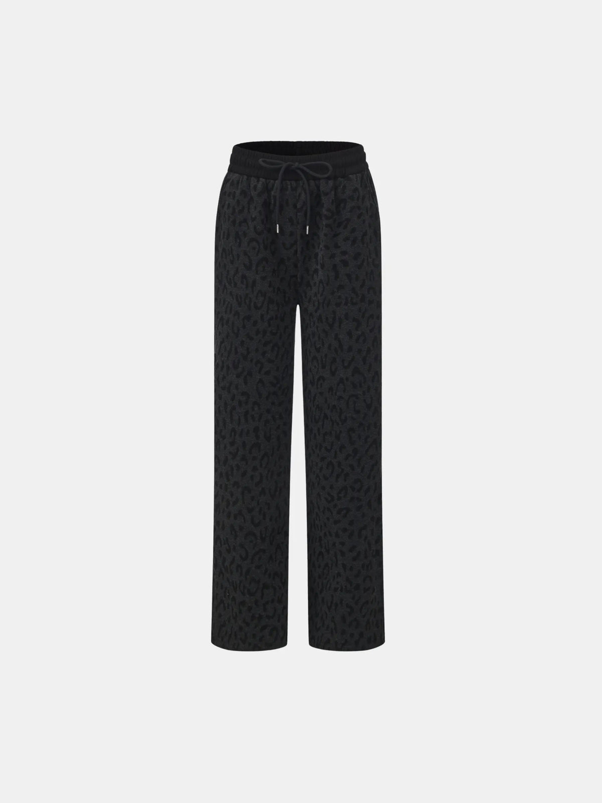 Cozy Fleece Lined Leopard Trousers
