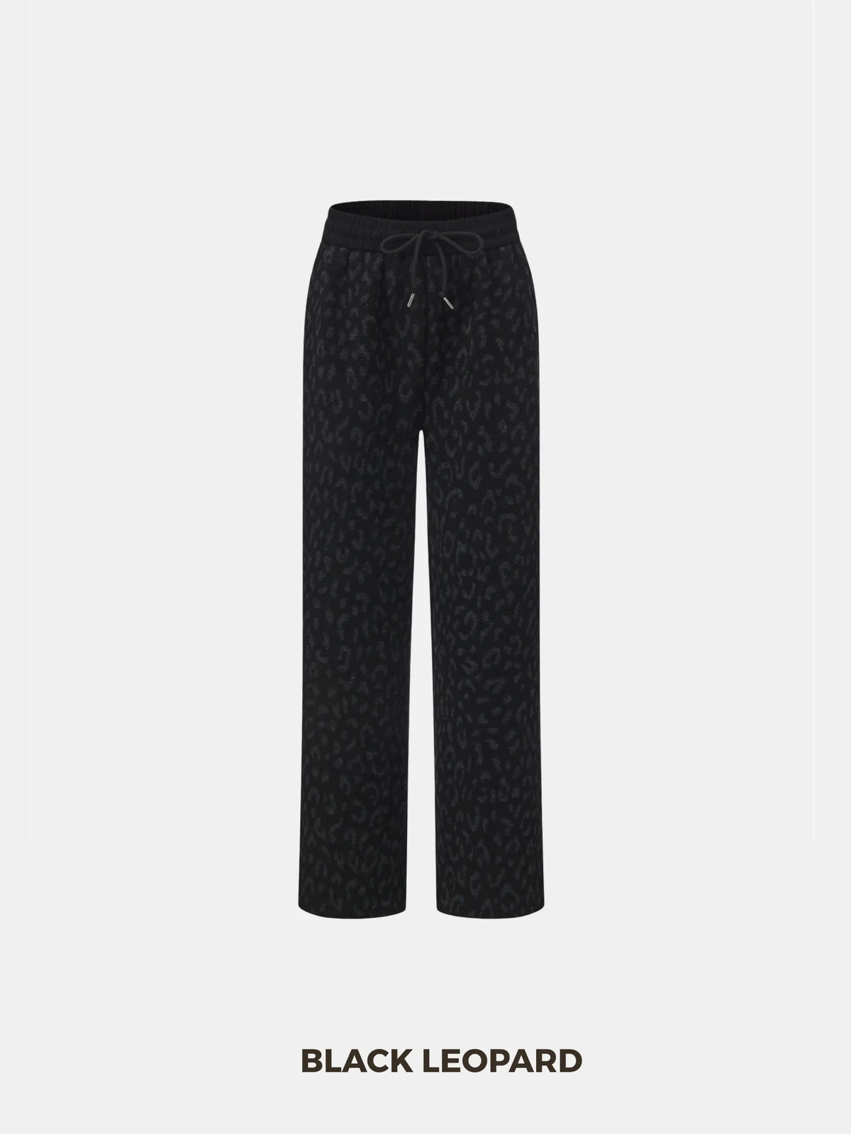 Cozy Fleece Lined Leopard Trousers