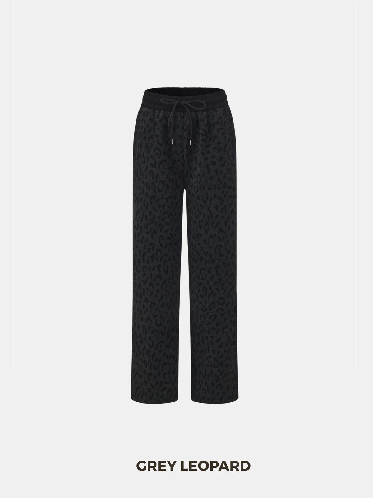Cozy Fleece Lined Leopard Trousers