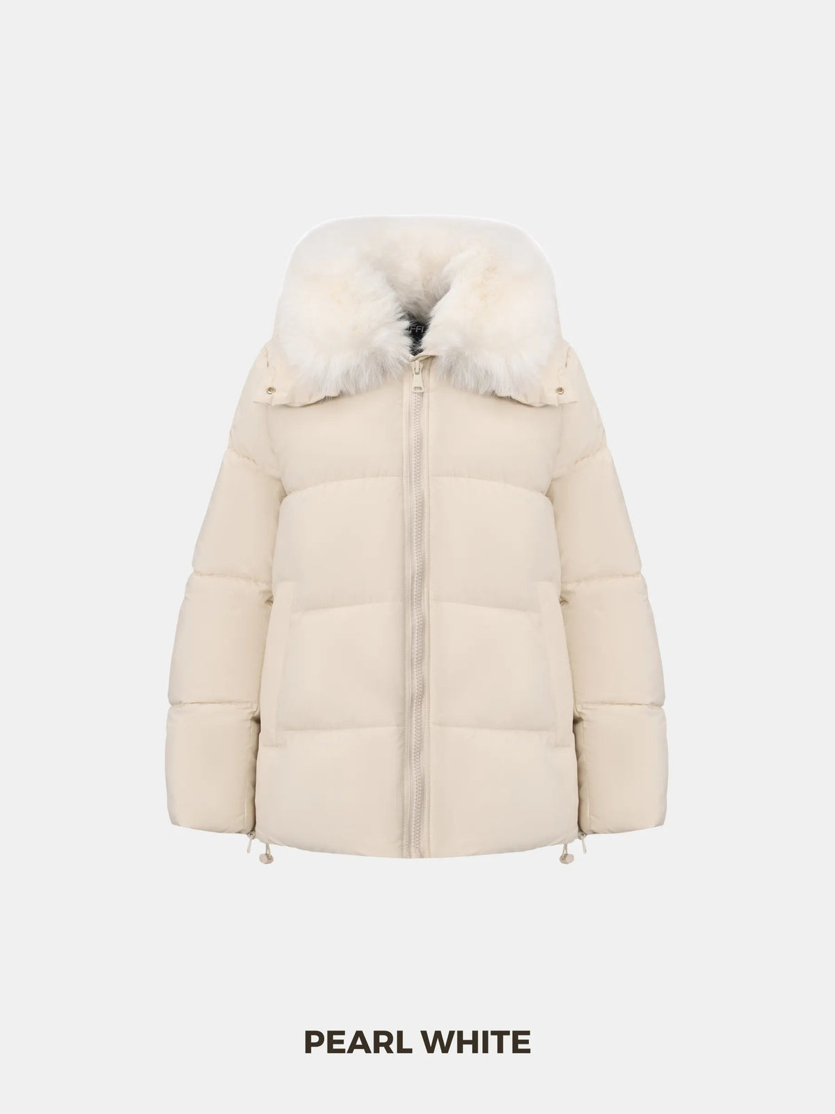 Detachable Faux Fur Collar Hooded Puffer