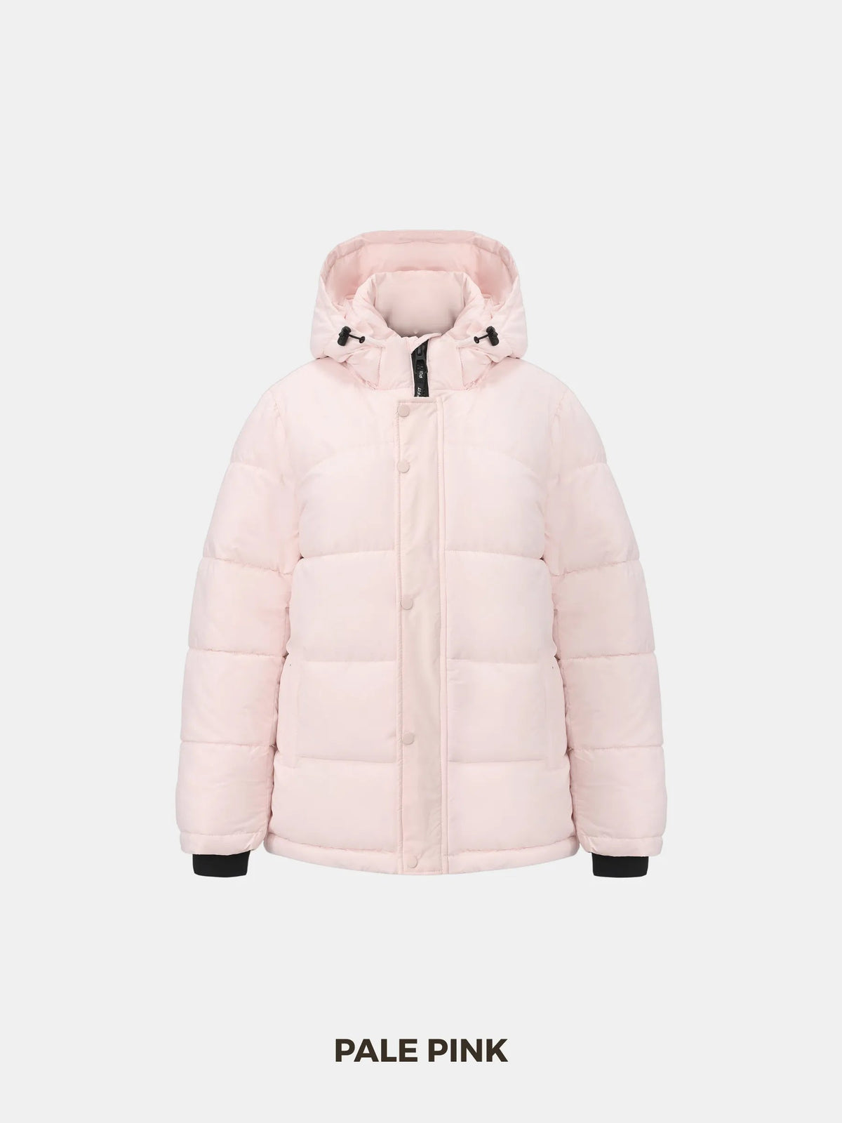 Detachable Hooded Regular Length Puffer Jacket