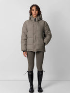 Detachable Hooded Regular Length Puffer Jacket