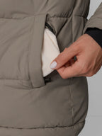 Detachable Hooded Regular Length Puffer Jacket