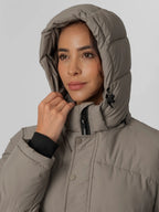 Detachable Hooded Regular Length Puffer Jacket