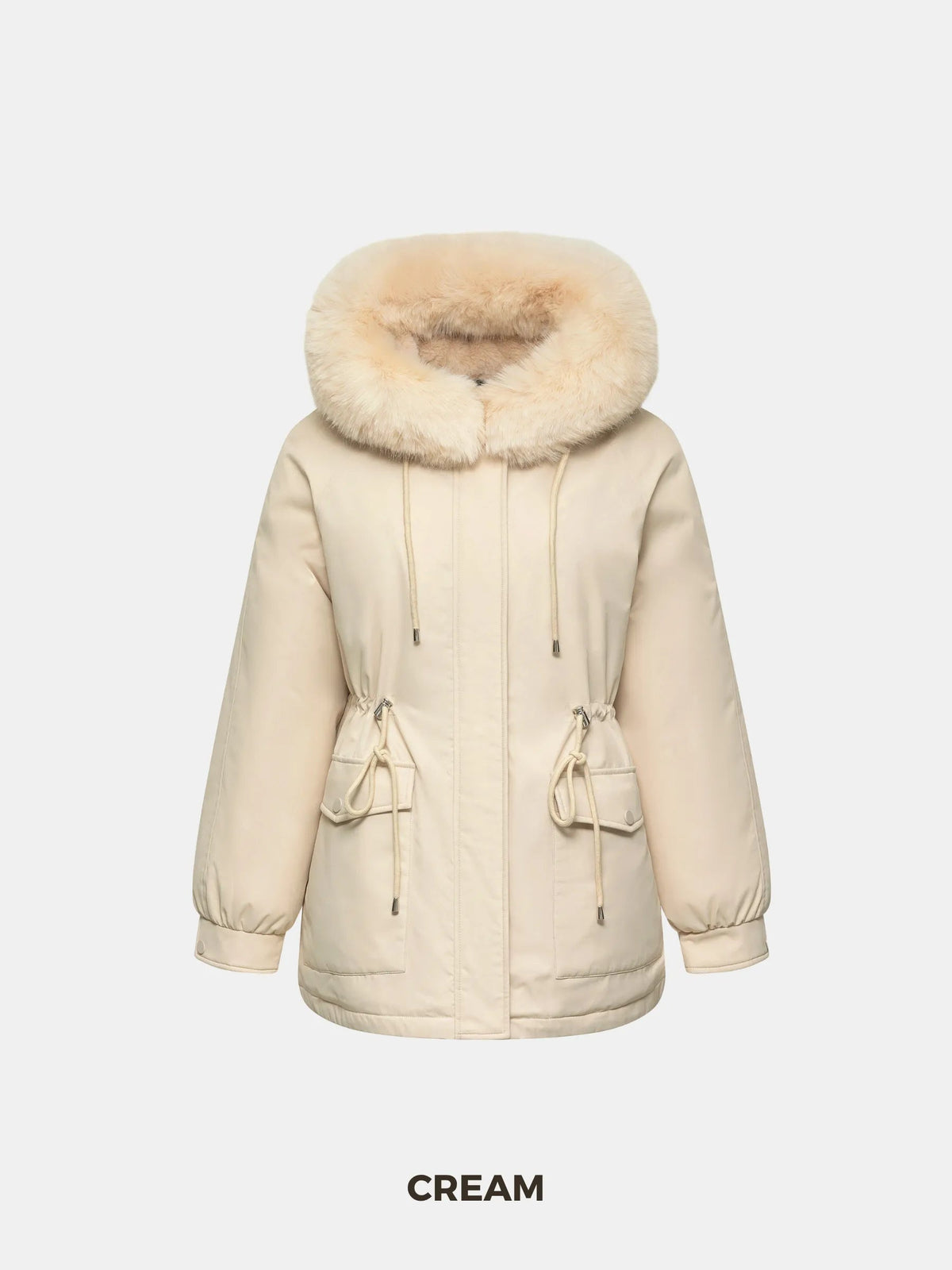 Faux Fur Lined And Trim Parka