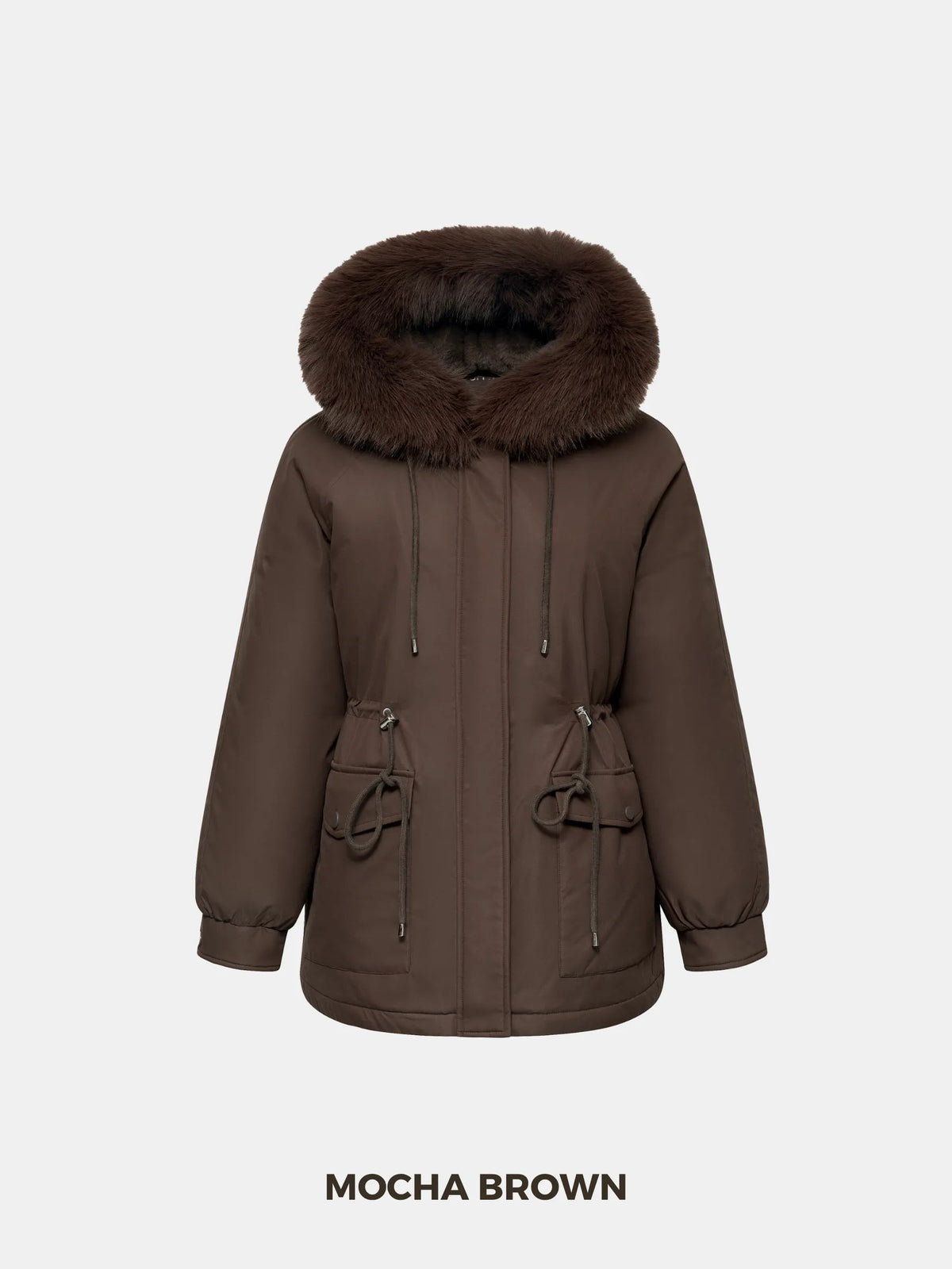 Faux Fur Lined And Trim Parka
