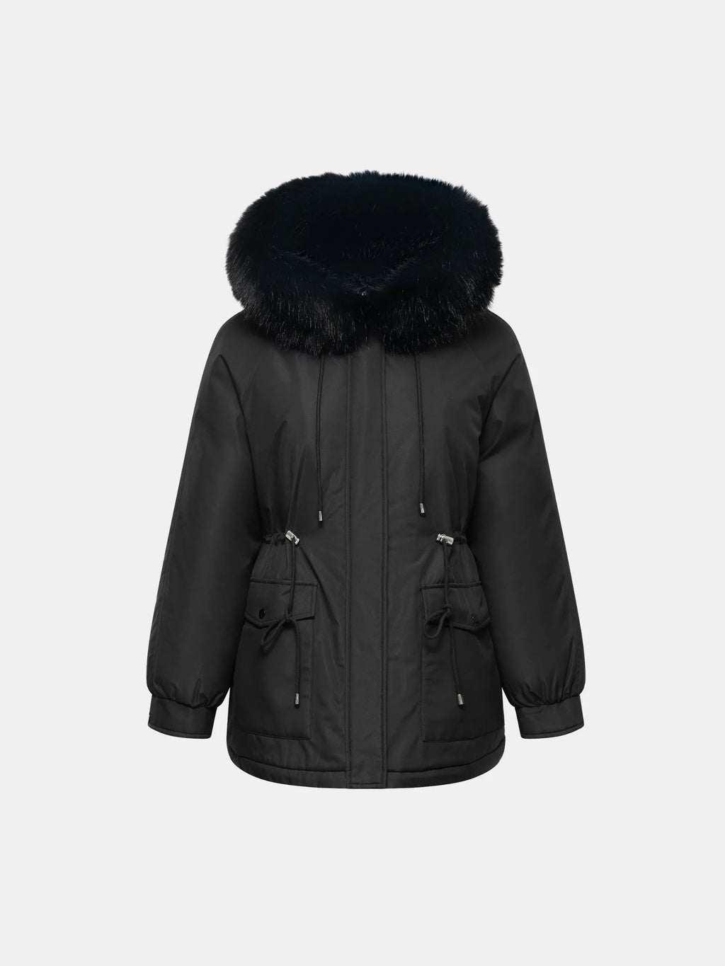 Faux Fur Lined And Trim Parka