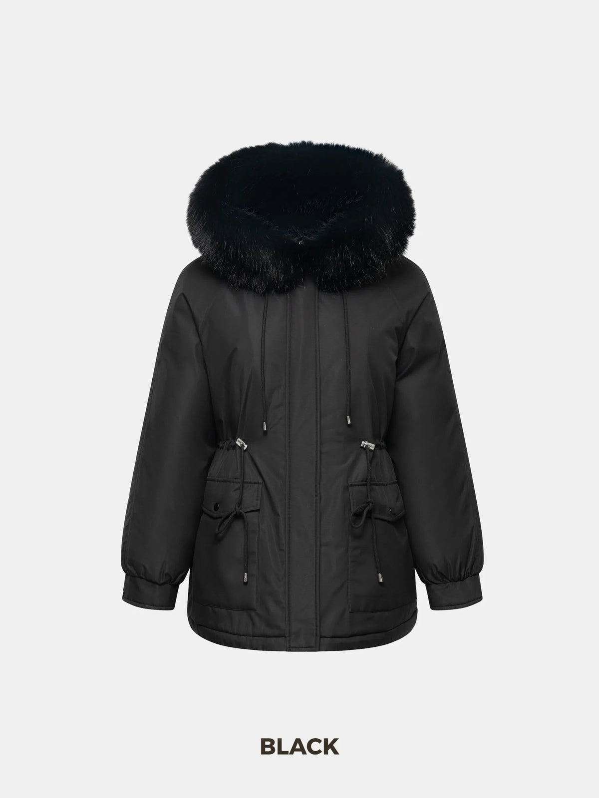 Faux Fur Lined And Trim Parka