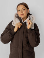 Faux Fur Lined Classic Long Puffer