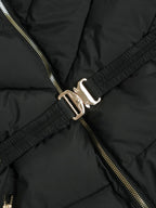 Gold-tone Belted Puffer Jacket