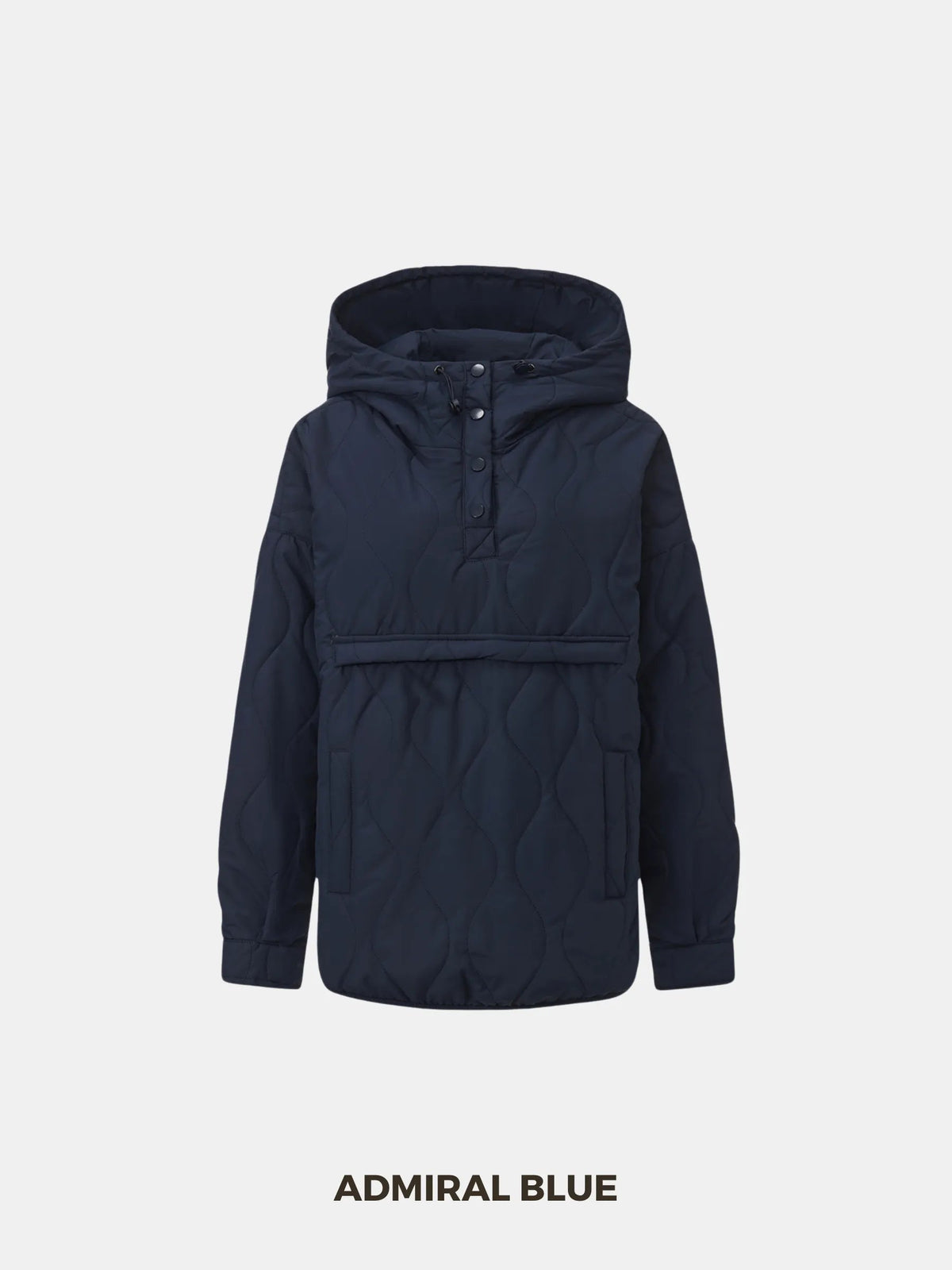 Kangaroo Pocket Packable Quilted Puffer Hoodie