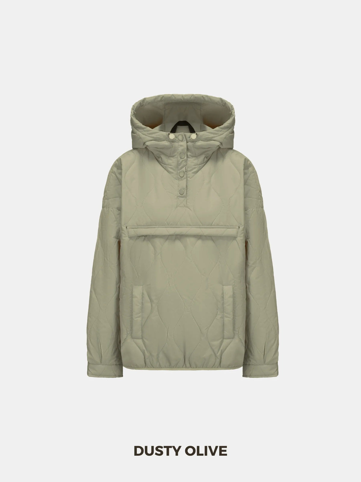 Kangaroo Pocket Packable Quilted Puffer Hoodie