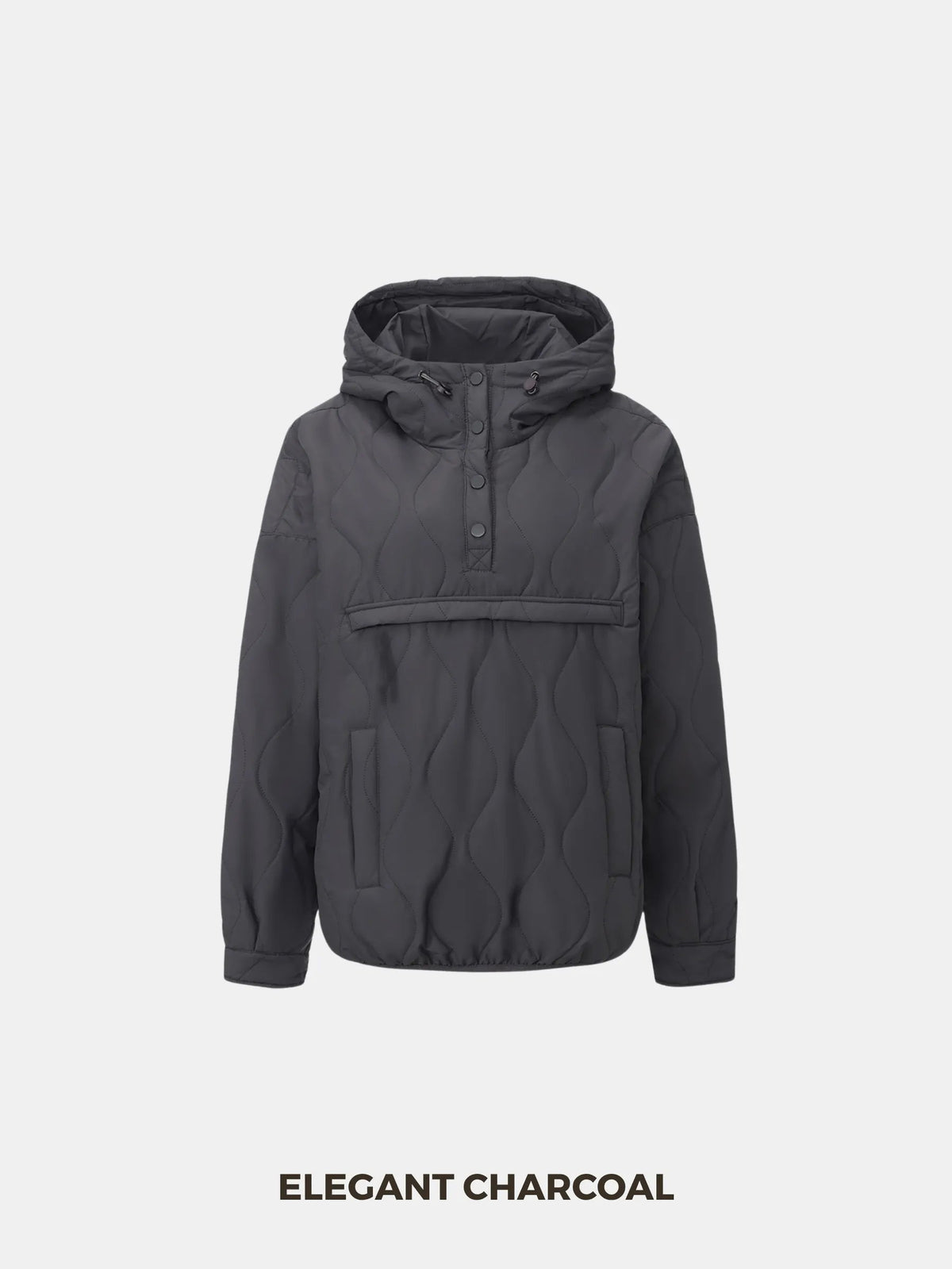 Kangaroo Pocket Packable Quilted Puffer Hoodie
