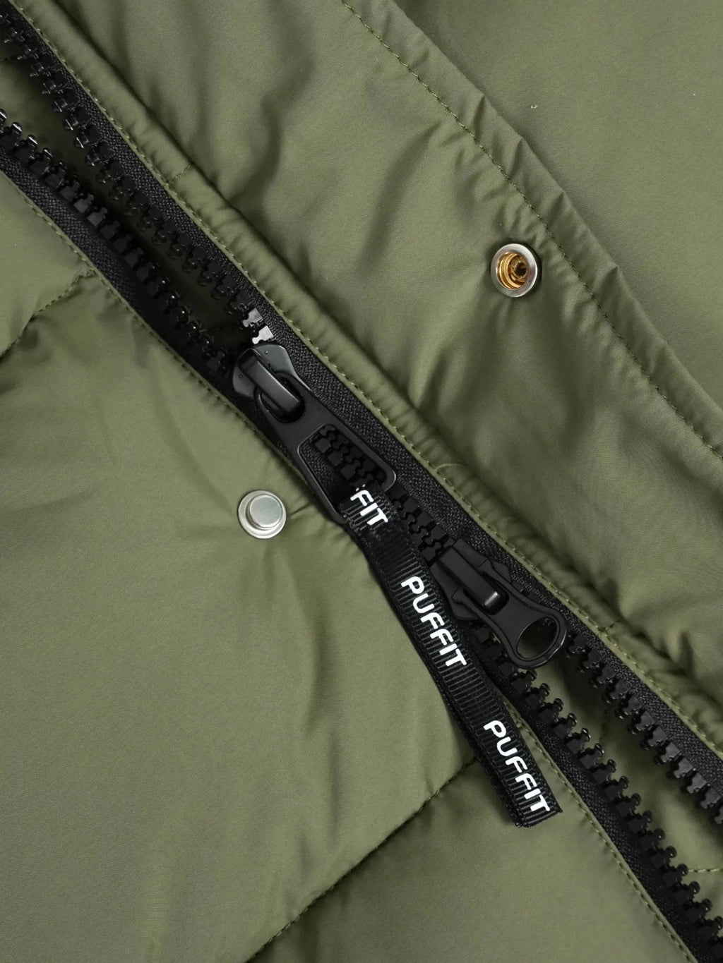 Men's Detachable-Hooded Puffer Jacket