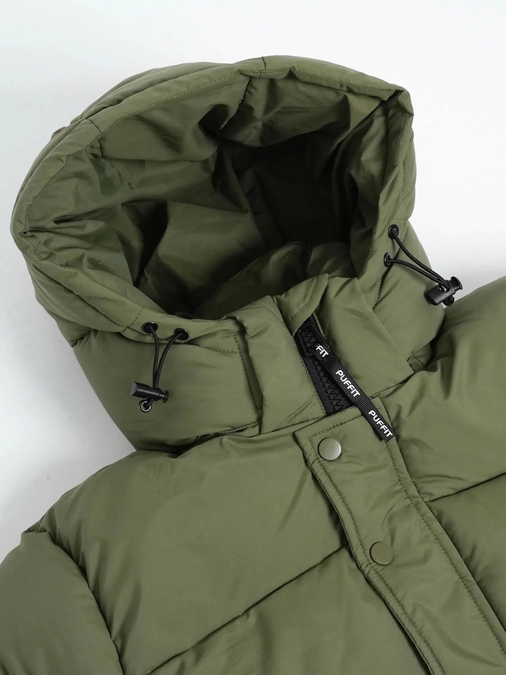 Men's Detachable-Hooded Puffer Jacket