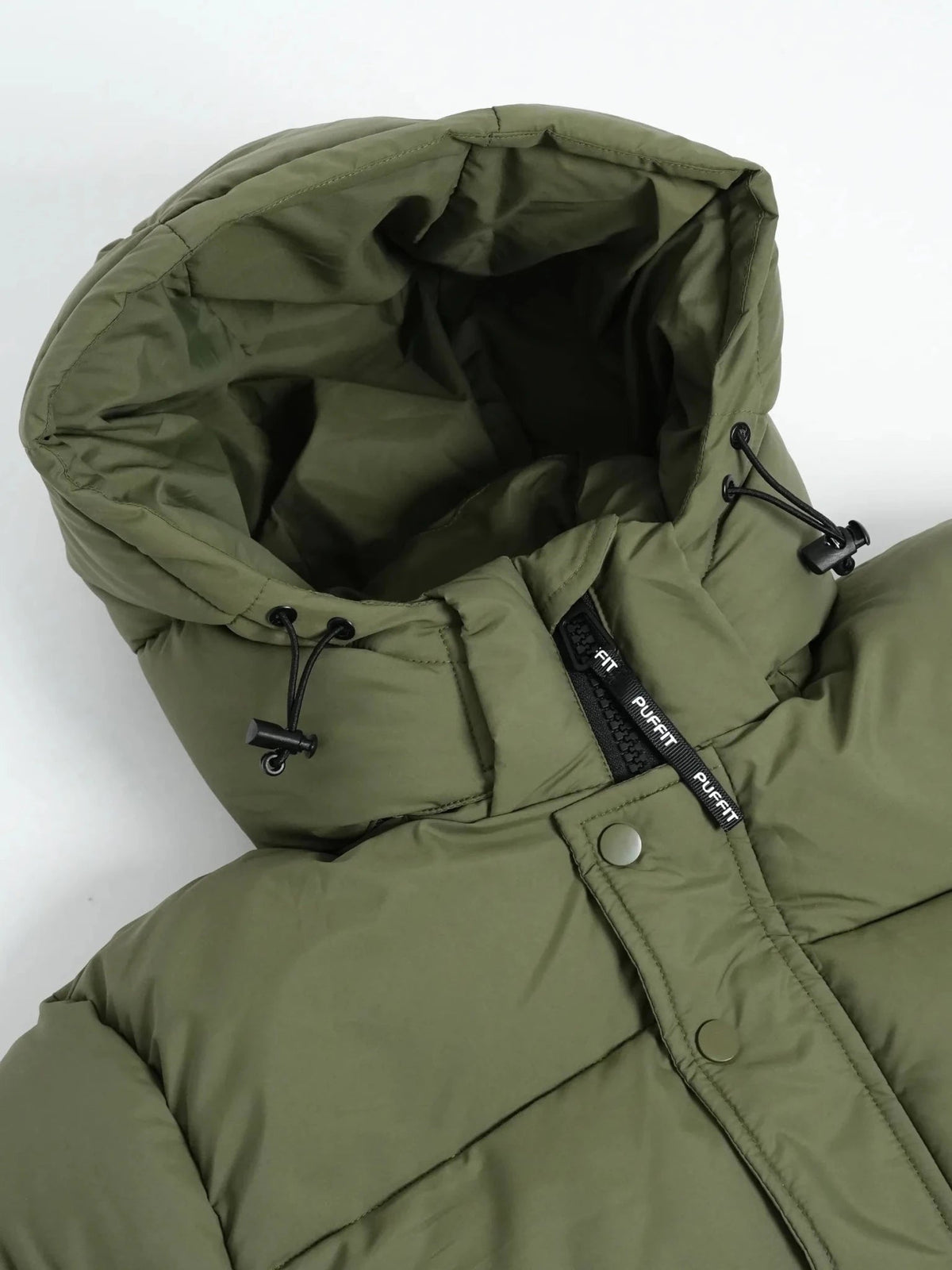 Men's Detachable-Hooded Puffer Jacket