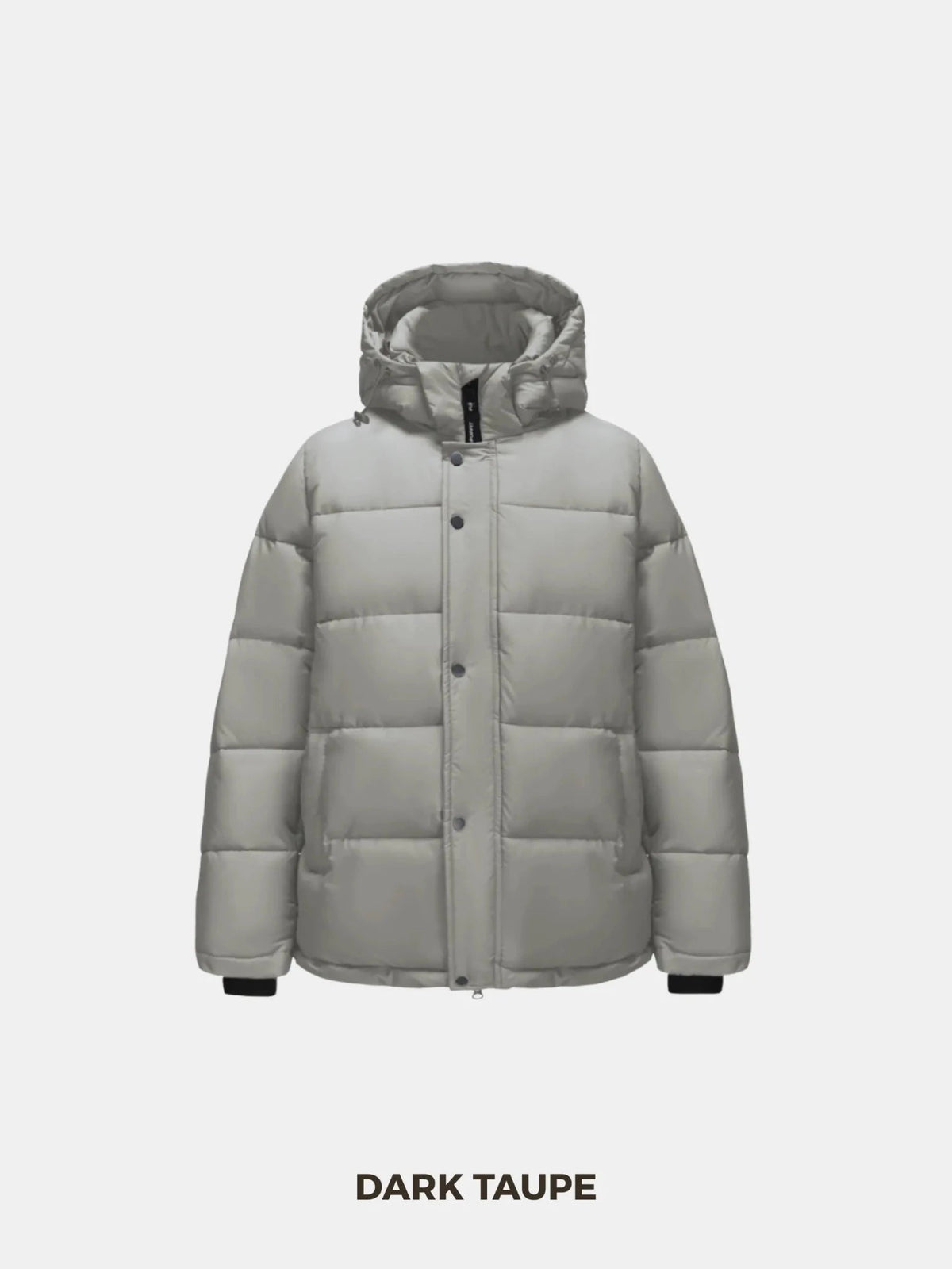 Men's Detachable-Hooded Puffer Jacket