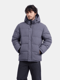 Men's Detachable-Hooded Puffer Jacket