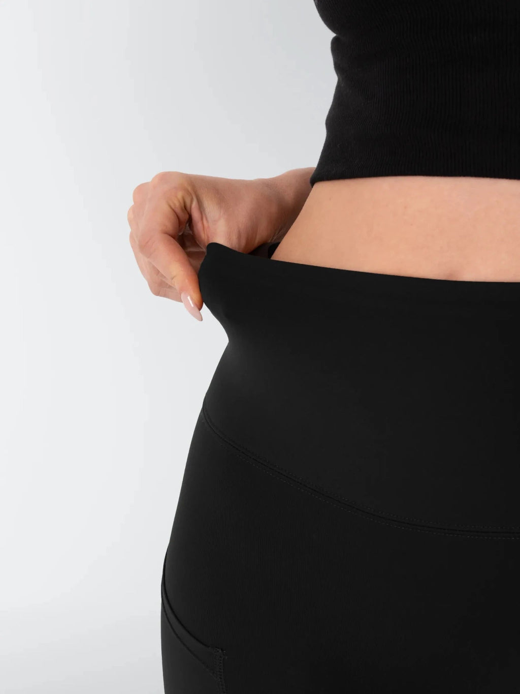 Termiczne legginsy modelujące z dzianiny polarowej w kropki, rozciągliwe