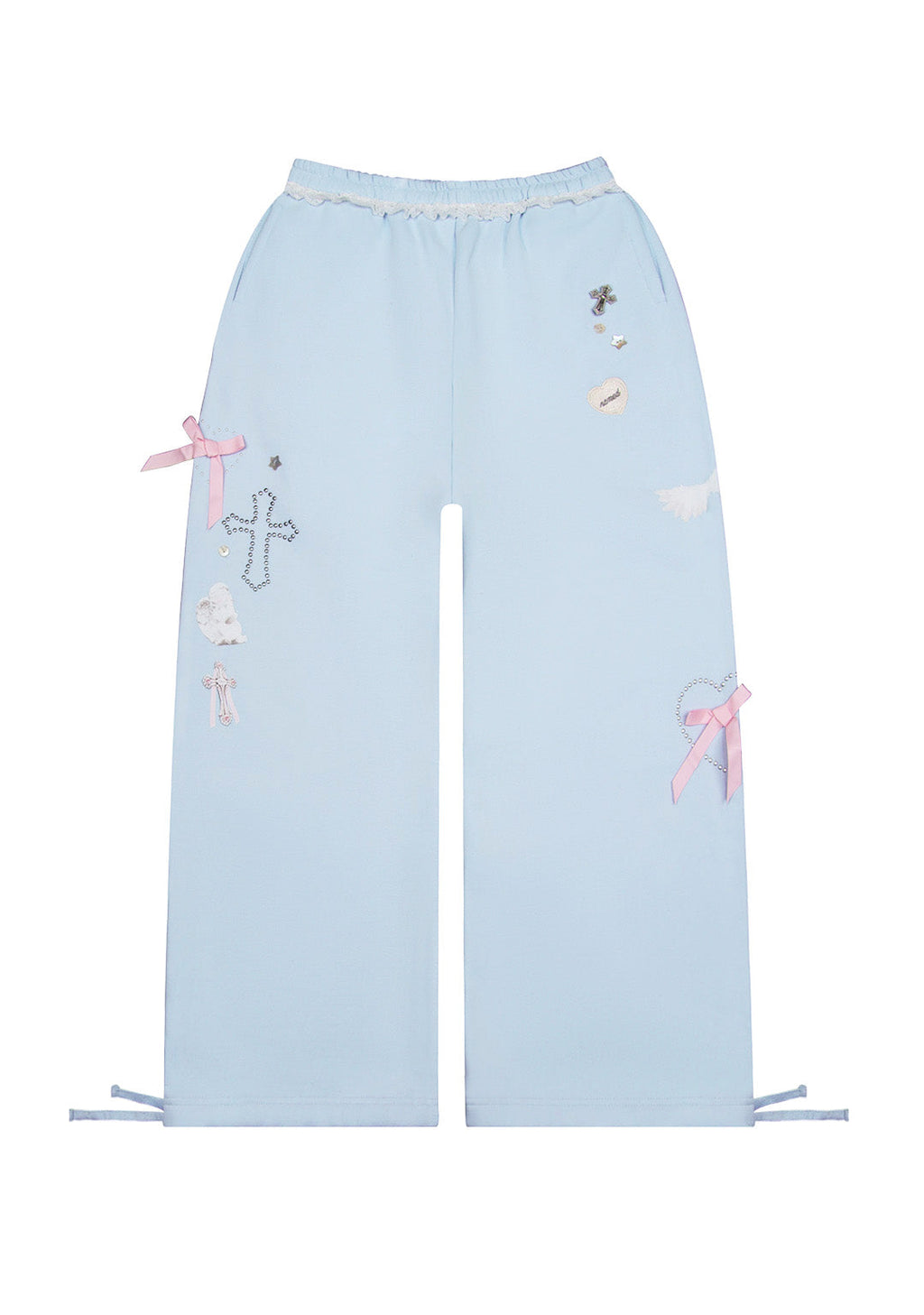 WHISPER OVERSIZED JOGGER BABYBLAU